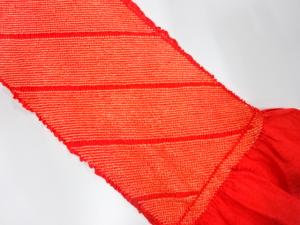 正絹　振袖用　絞り　帯揚げ